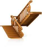 Деревянные лестницы в Серпухове